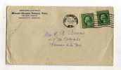 -  ETATS UNIS 1921/40 . AFFRANCHISSEMENT COMPOSE SUR ENVELOPPE DE 1923  . CIRCULATION INTERIEURE - Storia Postale