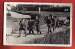 V312 Cours Répétion 1936,Montée De Morges Au Chalet-à-Gobet,selon Mention Manuscrite Dos Carte-photo.Militaire.Non Circ. - Morges