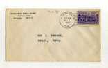 - ETATS UNIS 1921/40 .  AFFRANCHISSEMENT SIMPLE  SUR ENVELOPPE DE 1938  . CIRCULATION INTERIEURE - Storia Postale