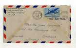 - ETATS UNIS POSTE AERIENNE 1941/60 .  AFFRANCHISSEMENT SIMPLE SUR ENVELOPPE  DE 1946  POUR LA FRANCE - 2c. 1941-1960 Cartas & Documentos