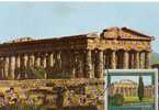 CARTE MASSIME   L.600 PAESTUM A 30/03//1978 - Maximum Cards