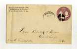 -  ETATS UNIS ....1900 . ENTIER  DE 1892 SUR ENVELOPPE  .   CIRCULATION INTERIEURE - ...-1900