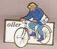 Pin´s La Poste Facteur à Vélo OLLER - Postes