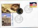 2002 Numisbrief Der Vatikan 1 EUR - Duitsland