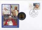 Vatikan 2005 Numisbrief Tod Von Johannes Paul II. 500 Lire - Vatikan