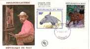 FDC MALI PEINTURE : TOULOUSE-LAUTREC  Cheval Et Attelage - Impressionismus