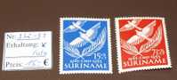 Suriname   Michel Nr: 352 -53 * MH Falz   #1596 - Surinam ... - 1975