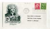 - ETATS UNIS FDC 1951/60 .  REGULAR POSTAGE OF 1954 . CACHET 1er JOUR SAN FRANCISCO 15/9/54 - 1951-1960