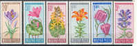 Ungheria - Serie Completa Nuova: Protezione Della Natura: Fiori Diversi - 1966 - Unused Stamps