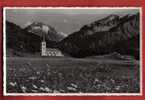 S327 Maloja, Kirche.Blick Auf Das Kirchlein Und Monte Del Forno.Sous Enveloppe En 1958.Otto Furrer Davos- 19-35 - Davos