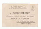 Publicité Paris XII Gustave Garcaut,Buscs à L'ancre , Avenue Du Trône / La Tour Saint Jacques, Aquarelle - Distretto: 12