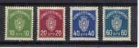 NOR03) NORVEGIA 1926 -FB Di Servizio - Serietta 4val.MNH** - Dienstzegels