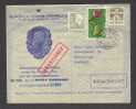 Denmark 1954 Kongelig Dansk Aeroklub Haveribrev Ballonpost Royal Danish Aero Club Crash Cover Villariaz Switzerland - Airmail