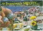 83 La Seyne Sur Mer Sablettes Vacances " Panoplie Du Vacancier Pétanque Pastis Cacahuètes Schips BronzageTrempette" TBE - La Seyne-sur-Mer