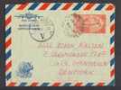 India Postal Stationery Ganzsache Entier Aerogramme BOMBAY 1969 Brotype KØBENHAVN V. (**3) Arr. Cds. Rhino Cachet - Aerogramas