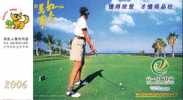 Golf  ,     Prepaid Card  , Postal Stationery - Golf