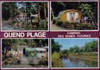 Carte Postale 80. Quend Camping De La Dunes Fleurie  Mme. H. Delegrange  Prop. Trés Beau Plan - Quend