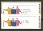 PORTUGAL ATM AFINSA 42 - TAXA 0,50€ COM RECIBO - Vignette [ATM]
