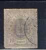 L Luxemburg 1865 Mi 17c Wappenmarke - 1859-1880 Coat Of Arms