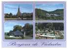 Vielsalm. Bonjour. 4 Vues: église, Camping. Groeten. 4 Zichten: Kerk, Camping. - Vielsalm