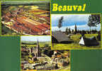 Carte Postale 80. Beauval  Les Usines Le Camping Trés Beau Plan - Beauval