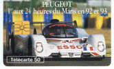 TELECARTE F 403 - 970 PEUGEOT 905 VUE DE FACE - 1993