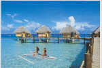 Tahiti  Bungalo Sur Pilotis De L Hotel Manihi Pearl Beach Resort - Polynésie Française
