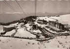 CHAMROUSSE  VUE AERIENNE GARE DE DEPART DU TELEFERIQUE  ANIMEE - Chamrousse