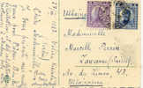 Yougoslavie 1923 " Carte Postale, Voyage En Suisse " - Brieven En Documenten