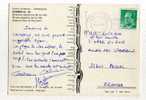 -  ESPAGNE 1991/00 . AFFRANCHISSEMENT SIMPLE SUR CP DE 1991  POUR LA FRANCE - Cartas & Documentos
