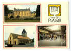 {35841} 78 Yvelines Ville De Plaisir , Multivues  ; Château , Eglise , Centre Commercial ; Ed Yvon  N° 12 78 6405 - Plaisir