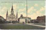 JACKSON SQUARE AND ST. LOUIS CATHEDRAL. NEW ORLEANS   LA. - New Orleans