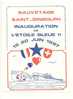 Etiquette De Vin   Cuvée Sauvetage Saint Gingolph (74) - Inauguration De L'Etoile Bleue II  19.20 Juin 1987 - Segelboote & -schiffe