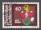 Liechtenstein 1980 Mi. 743  40 (Rp) Wappen Der Landammänner Andreas Büchel Ab 1690 - Oblitérés