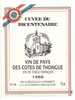 Etiquette De Vin De Pays Des Côtes De Thongue -  Cuvée  Du Bicentenaire - SCV D'Abeilhan (34) - Bicentenaire De La Révolution Française