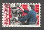 Liechtenstein 1984 Mi. 851  20 (Rp) Mensch Und Arbeit Industrie Produktion - Usati