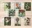 POLAND 1989 FLOWER PAINTINGS BY ARTISTS NAMED Set MNH - Neufs