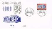 41286. Carta F.D.C. Helsinki (Finlandia) 1969. Tema Europa - FDC