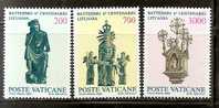 CITTA DEL VATICANO - 1987 LITUANIA - Yvert # 806/808 - MINT (NH) - Neufs