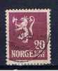 N+ Norwegen 1922 Mi 106 Löwen-Marke - Used Stamps