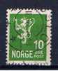 N+ Norwegen 1926 Mi 120 Löwen-Marke - Used Stamps