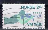 N Norwegen 1986 Mi 940 Sport - Oblitérés