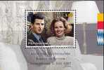 Hochzeit Prinz Alois 1993 Liechtenstein 1065+Block 15 ** 12€ Herzogin Sophie Zu Bayern Hb Bloc Ms Sheet Bf Fürstent - Blocs & Feuillets