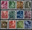 Liechtenstein #247-58 Used Set From 1951 - Gebruikt