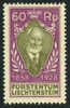 Liechtenstein #85 Mint Hinged 60rp From 1928 - Nuovi