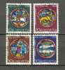 Switzerland 1968 Mi. 874-77 Pro Patria Kunst Und Kunsthandwerk Glasmalereien Kathedrale Von Lusanne - Used Stamps