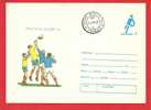 ROMANIA 1982 Postal Stationery Cover.Phase Rugby - Rugby