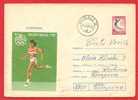 ROMANIA 1976 Postcard Stationery Cover. Olympics. Athletics - Summer 1976: Montreal