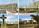 CP 66 SAINT-CYPRIEN-Plage Souvenir Plage  Payol - Saint Cyprien