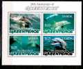 Samoa 1996,Greenpeace Dolphins,Sheet.4v. Michel 62  MNH 16393 - Delfini